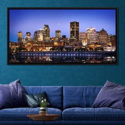 Montreal Skyline - NicheCanvas