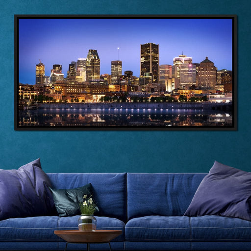 Montreal Skyline Canvas Print