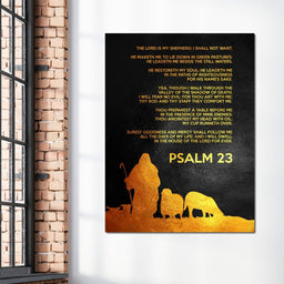 Psalm 23 - ABConcepts - NicheCanvas