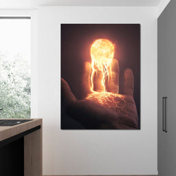 Holding the Sun - NicheCanvas