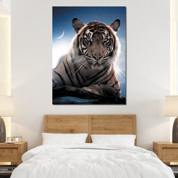 Tiger Moon - Zenzdesign - NicheCanvas