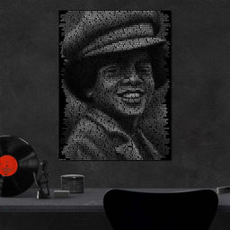 Michael Jackson's Biography Tribute - Ben Heine - NicheCanvas