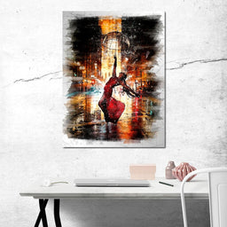 Rainy Night Dance - Johanjjf - NicheCanvas
