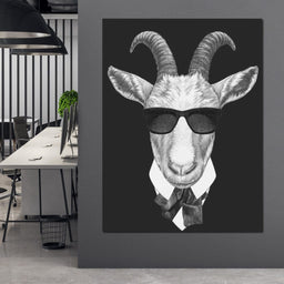 Dressed Up Goat - NicheCanvas