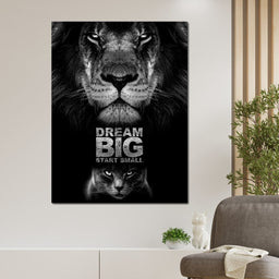 Dream Big Start Small - ABConcepts - NicheCanvas