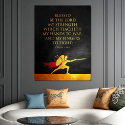 Psalm 144:1 - ABConcepts - NicheCanvas