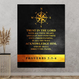 Proverbs 3:5-6 - ABConcepts - NicheCanvas