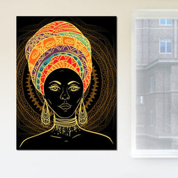 Colorful Turban - NicheCanvas