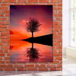 Red Sunset - NicheCanvas