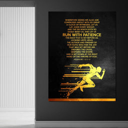 Hebrews 12:1-2 - ABConcepts - NicheCanvas