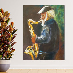 Saxophone Maestro - NicheCanvas