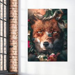 Floral Fox - Zenzdesign - NicheCanvas