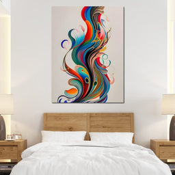 Colorful Contemporary Art 053 - Johanjjf - NicheCanvas