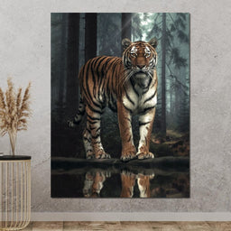 Tiger Reflection - Zenzdesign - NicheCanvas
