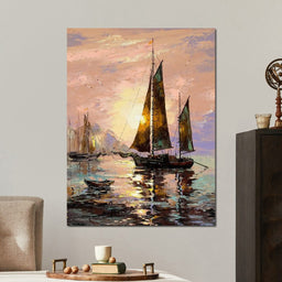 Spanish Sailing Boats - NicheCanvas