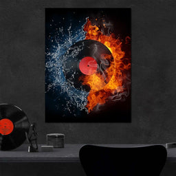 Record in Fire and Water - NicheCanvas