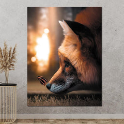 Fox Butterfly - Zenzdesign - NicheCanvas