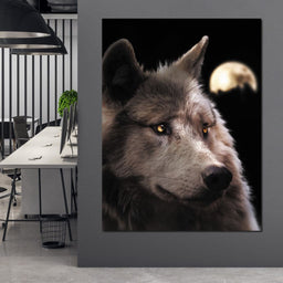Wolf Moon - Zenzdesign - NicheCanvas