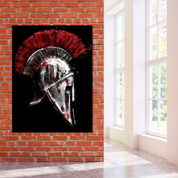 Greek Warrior Helmet - NicheCanvas