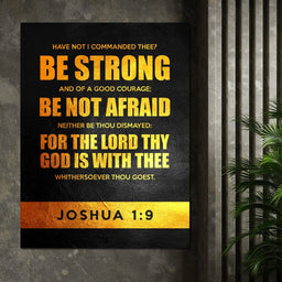 Joshua 1:9 - ABConcepts - NicheCanvas