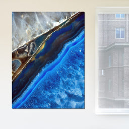 Blue Stone - NicheCanvas