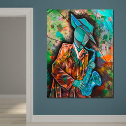 Soul Jazz Player - NicheCanvas