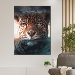 Leopard Underwater - Zenzdesign - NicheCanvas