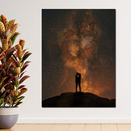 Her Lion, His Wolf - KitConcepts - NicheCanvas