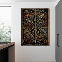 Zodiac sign Gemini - NicheCanvas