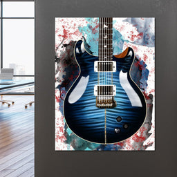 Santana's Electric Guitar - Abraham Szomor - NicheCanvas