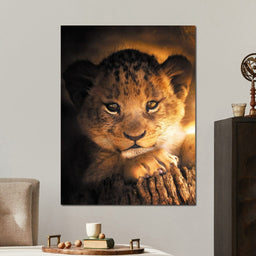 Lion Cub - Zenzdesign - NicheCanvas