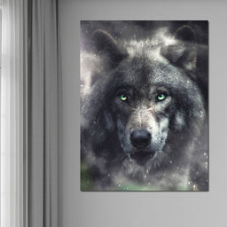 Midnight Wolf - Zenzdesign - NicheCanvas