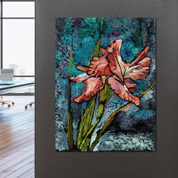 Red Iris - NicheCanvas