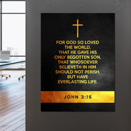 John 3:16 - ABConcepts - NicheCanvas
