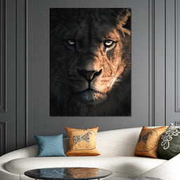 Lion Dark - Zenzdesign - NicheCanvas