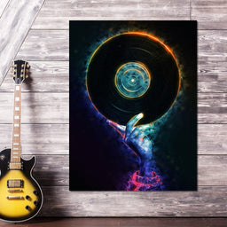 Neon Vinyl - Johanjjf - NicheCanvas