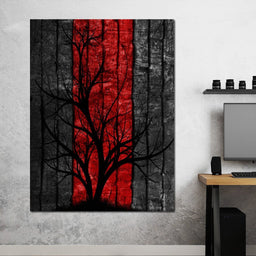 Silhouette Tree - Johanjjf - NicheCanvas