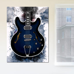 Gary Clark Jr's Electric Guitar -  Abraham Szomor - NicheCanvas