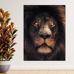 Scary Lion - Zenzdesign - NicheCanvas