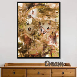 Psychedelic Clock - NicheCanvas