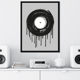 Vinyl Dripping - NicheCanvas
