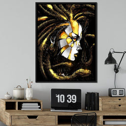 Golden Medusa - NicheCanvas