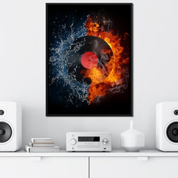 Record in Fire and Water - NicheCanvas