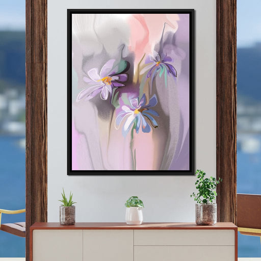 Purple Daisies Canvas Print