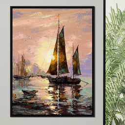 Spanish Sailing Boats - NicheCanvas