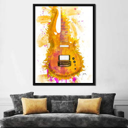 Prince's Guitar - Abraham Szomor - NicheCanvas