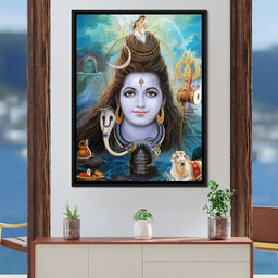 Lord Shiva Portrait - NicheCanvas
