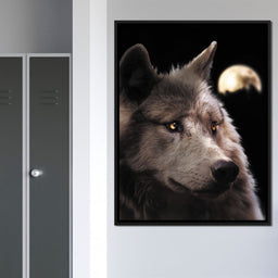 Wolf Moon - Zenzdesign - NicheCanvas