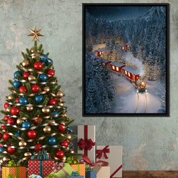 Christmas Train - NicheCanvas