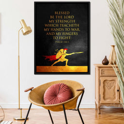 Psalm 144:1 - ABConcepts - NicheCanvas